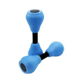 Water Dumbbells Aquatic Exercise Pool Fitness Equipment Blue Foam Water Aerobic Exercise Fitness Equipment