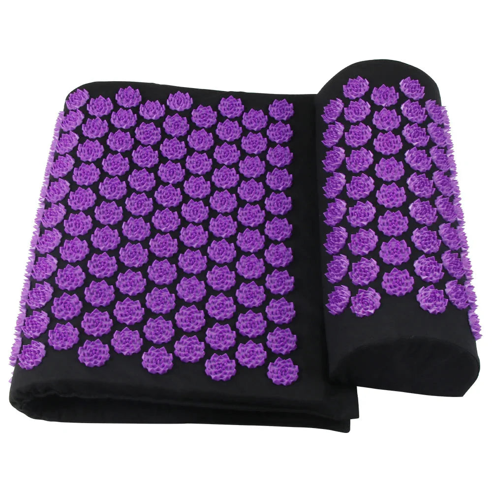 Acupressure Yoga Mat Kuznetsov Applicator Cushion with Spikes