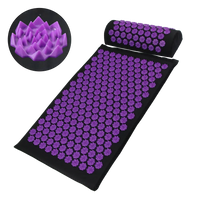 Acupressure Yoga Mat Kuznetsov Applicator Cushion with Spikes