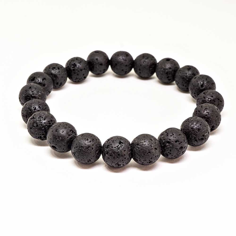 Lava Rock Beaded Bracelet Aromatherapy Diffuser Stretch
